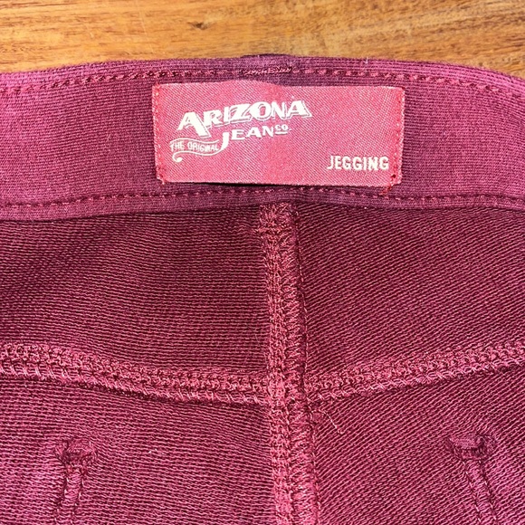 2 Pairs of Girls Size 16 Arizona Jean Co. Jeggings - Picture 2 of 5
